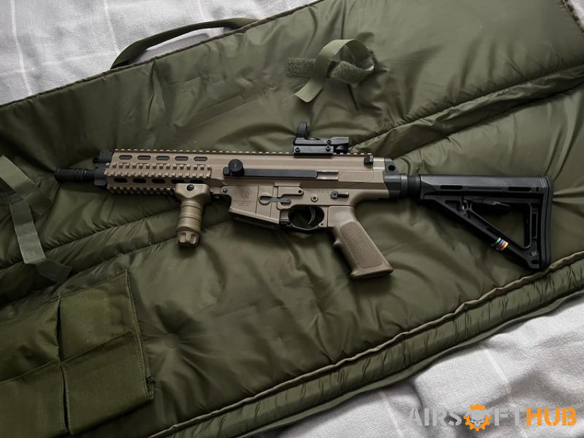 Robinson arms XCR rifle+extras - Used airsoft equipment