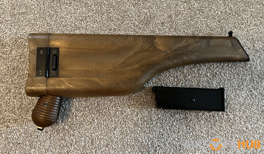 Mauser c96 with WOOD stock - Used airsoft equipment