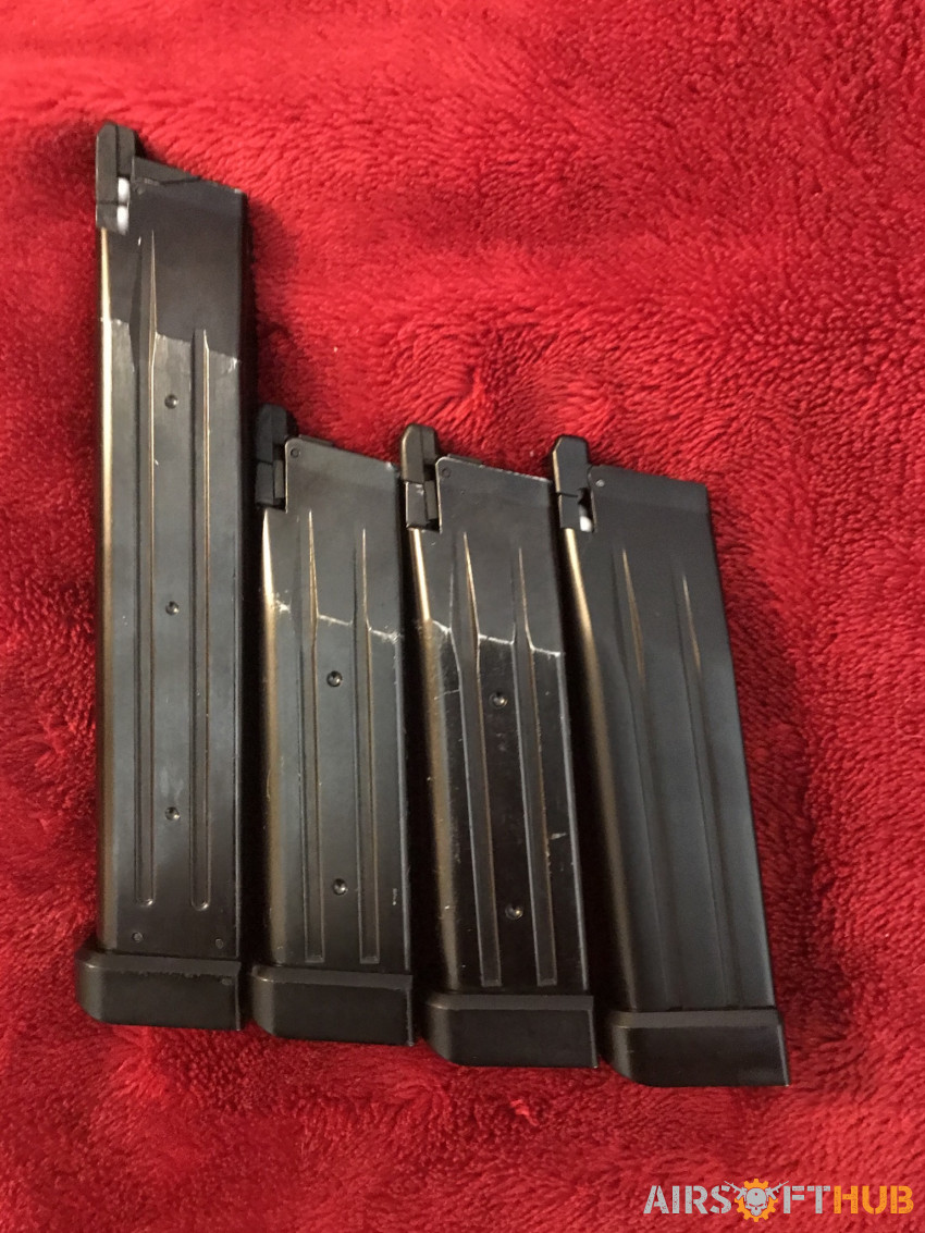 WE Dragon 7 and 8 mags - Used airsoft equipment