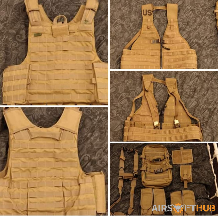 Warrior RICAS and tac gear - Used airsoft equipment