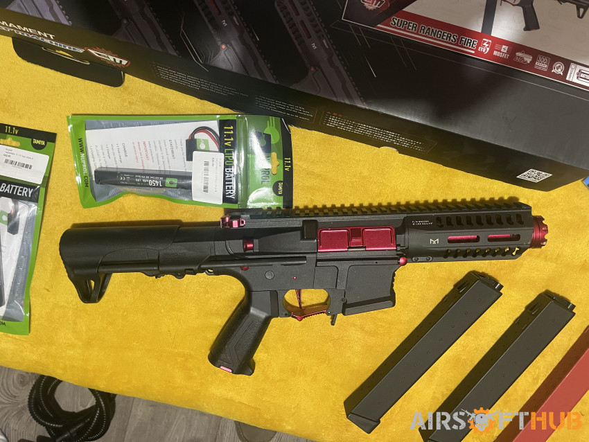 G&G arp 9 fire with extras - Used airsoft equipment