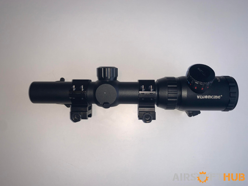 VISIONKING 1.25-5x26mm Scope - Used airsoft equipment