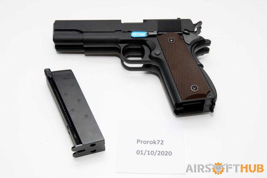 WE – Double barrel 1911 BK - Used airsoft equipment