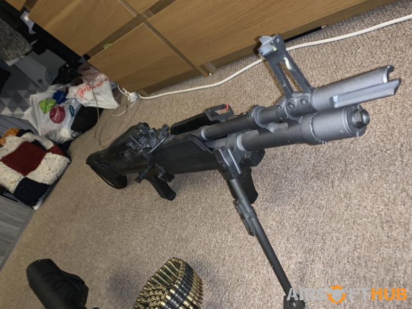 Two great LMGs - Used airsoft equipment