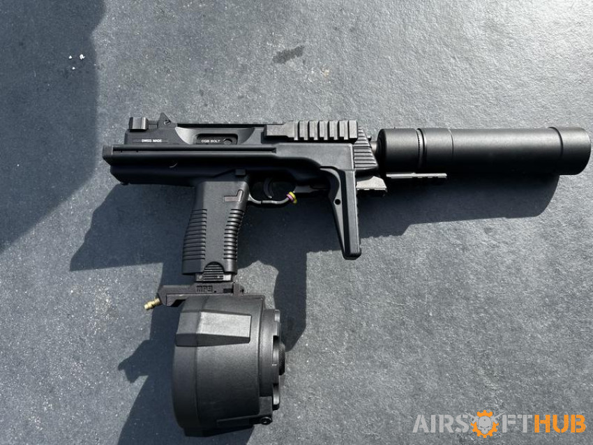 ASG mp9 + hpa drum - Used airsoft equipment