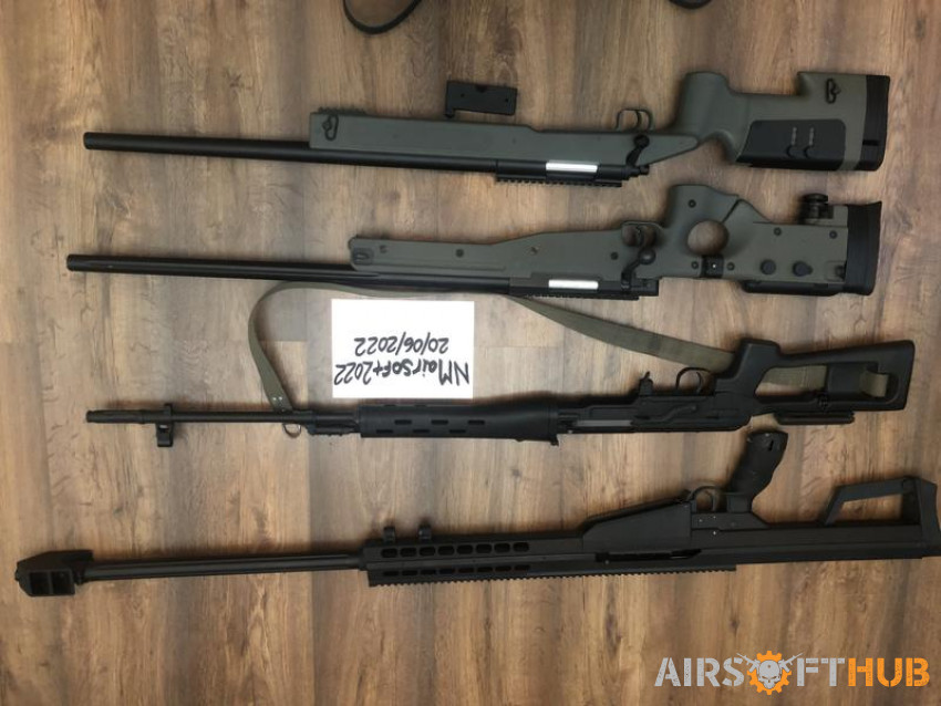 X4 sniper rifles Bargain - Used airsoft equipment