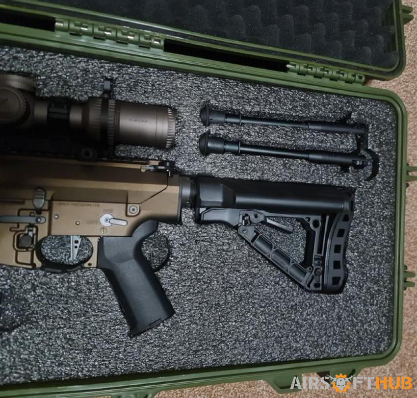 Rare ares ar308L deluxe with e - Used airsoft equipment