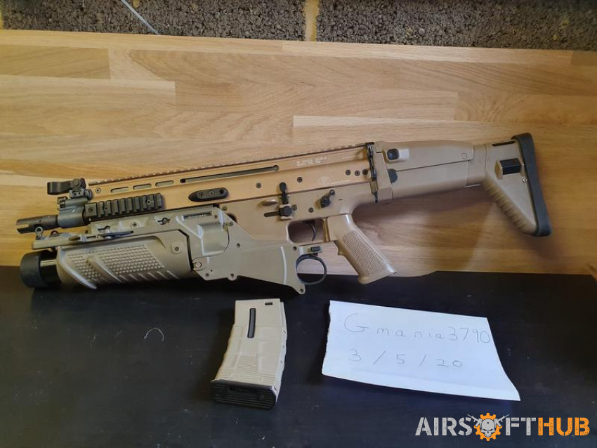 SCAR L With EGLM - Used airsoft equipment