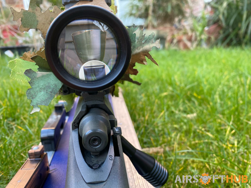 Upgraded AA T11 Sniper Rifle. - Used airsoft equipment