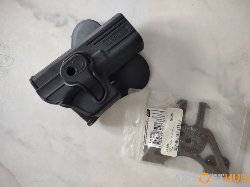 Nuprol Glock holster with ASG - Used airsoft equipment