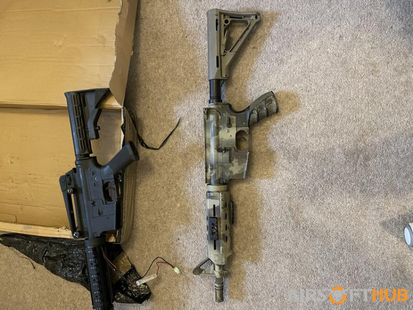 Metal m4 AEG’s with upgrades - Used airsoft equipment