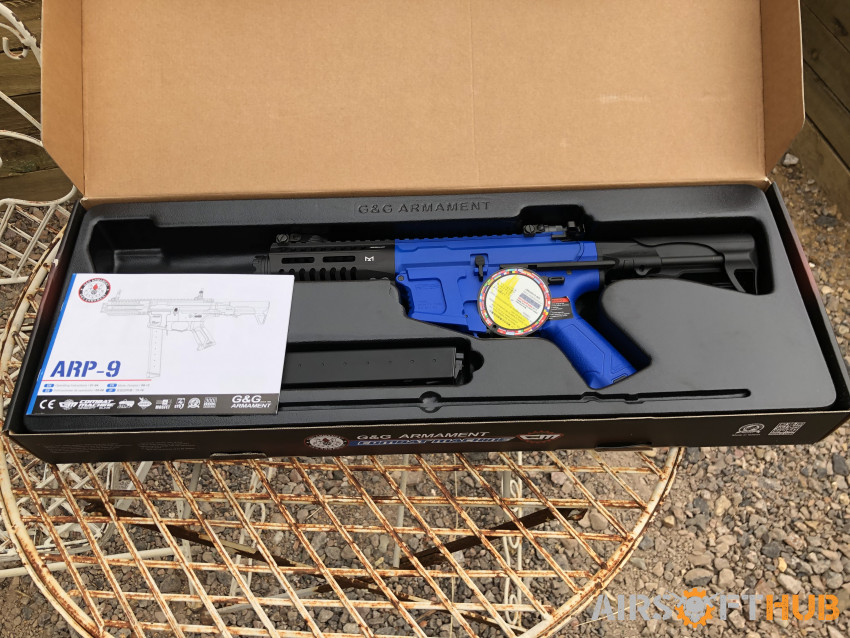 G&G ARP 9 two tone blue *NEW* - Used airsoft equipment