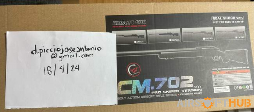 Cyma CM.702 M24 - Used airsoft equipment