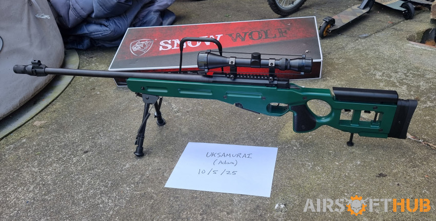 Snow Wolf SV98 Sniper Rifle - Used airsoft equipment