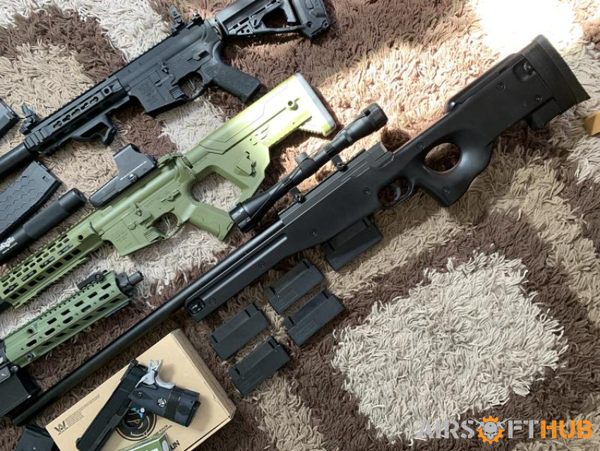 Loads of rifles - Used airsoft equipment