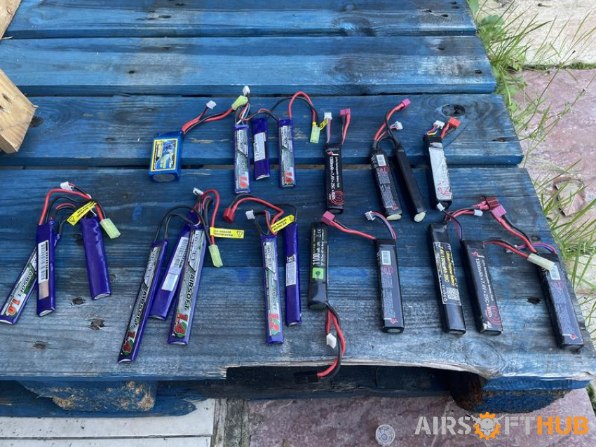 Battery job lot for quick sale - Used airsoft equipment
