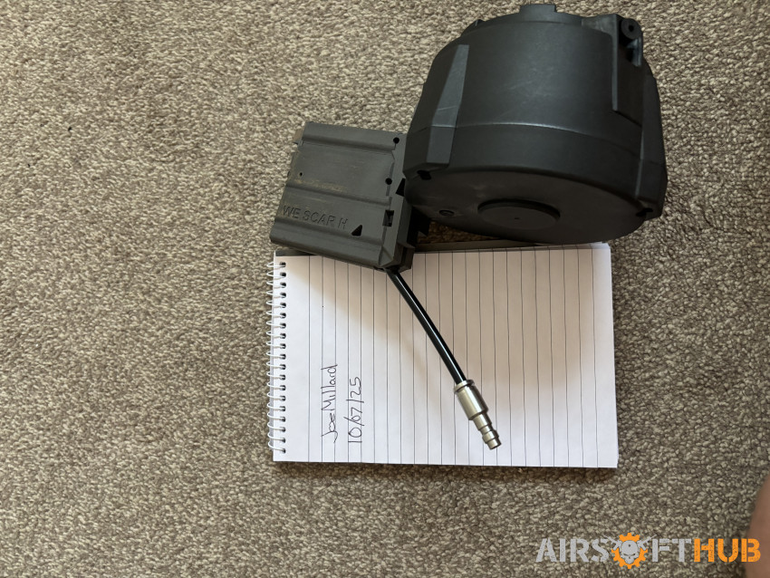 We Scar H HPA drum - Used airsoft equipment