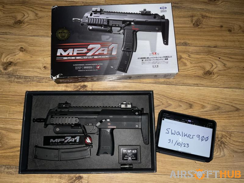 Tokyo Marui MP7A1 GBBR - Used airsoft equipment