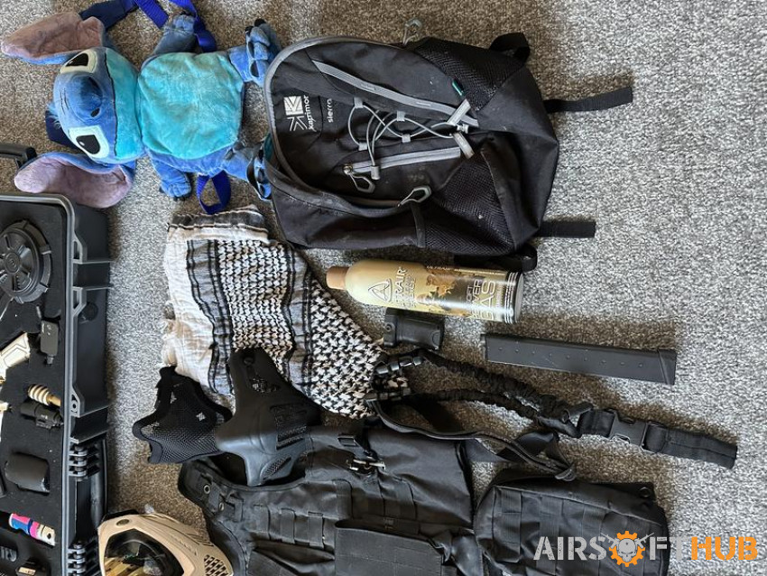 full airsoft loadout - Used airsoft equipment