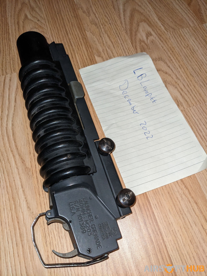 m203 brand unknown - Used airsoft equipment