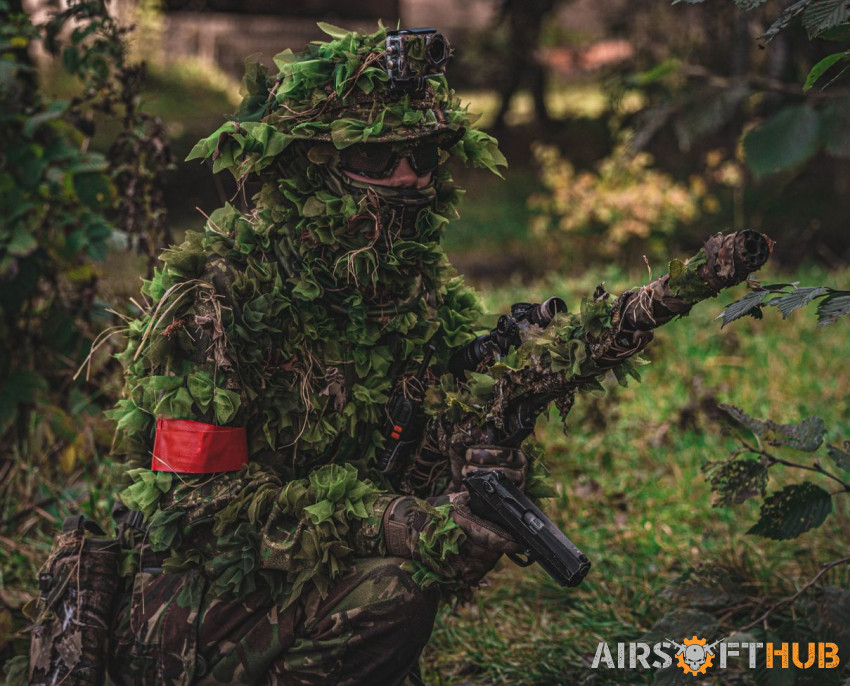 Ghillie suit crafting - Used airsoft equipment