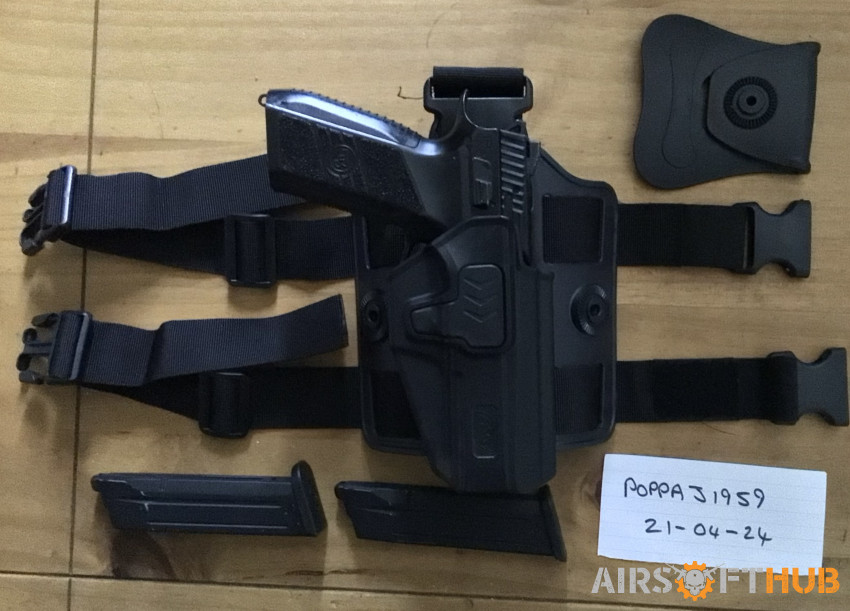 ASG pistol and extras - Used airsoft equipment