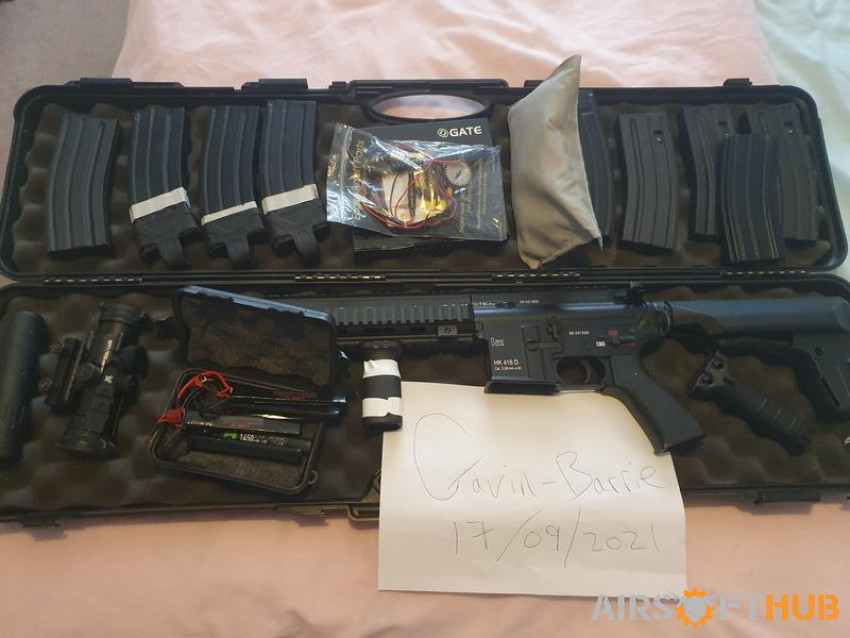 HK416D NGRS PACKAGE - Used airsoft equipment