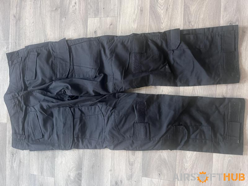 Black Tactical Trousers 38W - Used airsoft equipment