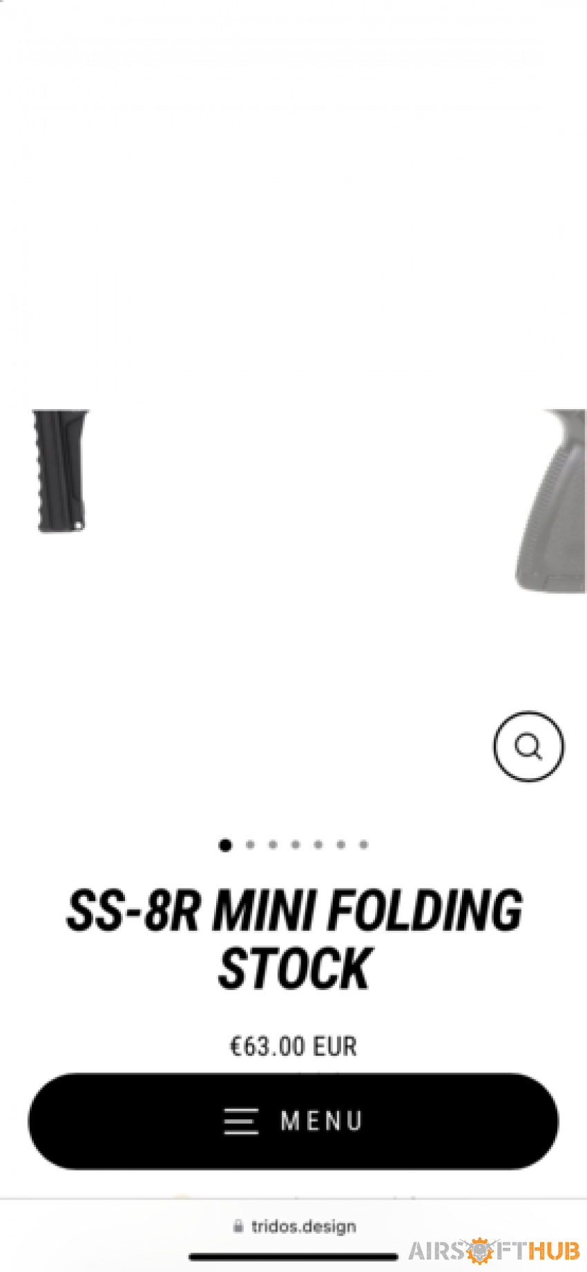 SS-8R MINI FOLDING STOCK - Used airsoft equipment