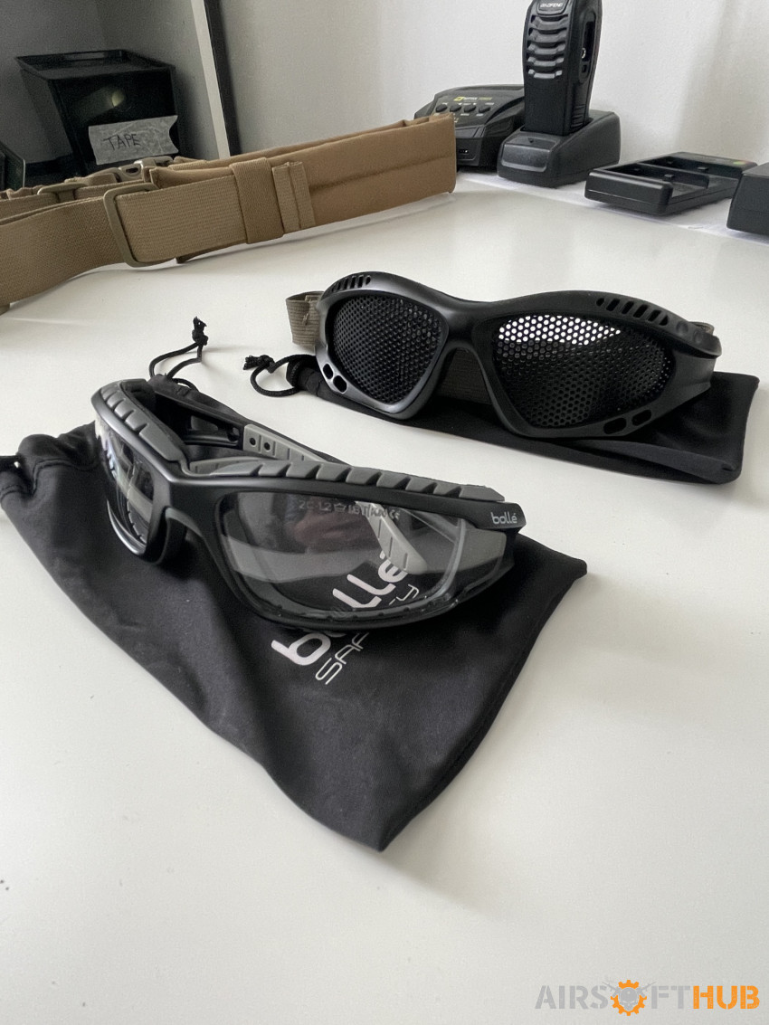 Bolle Tracker Glasses + Mesh - Used airsoft equipment