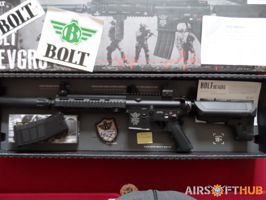 Bolt HK416 DevGru New -REDUCED - Used airsoft equipment