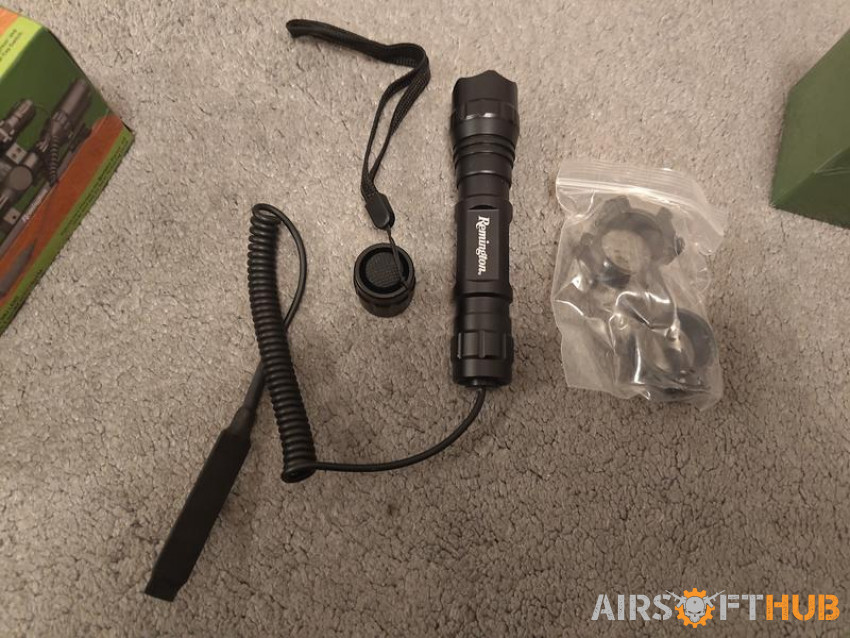 Remington Flashlight / Torch - Used airsoft equipment