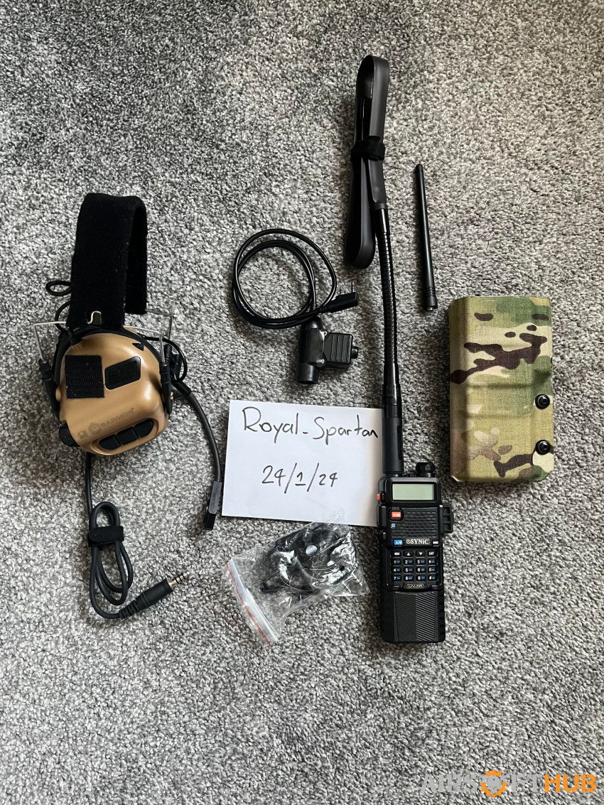 Comms - Used airsoft equipment
