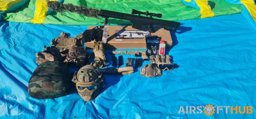 Job lot ready for field - Used airsoft equipment