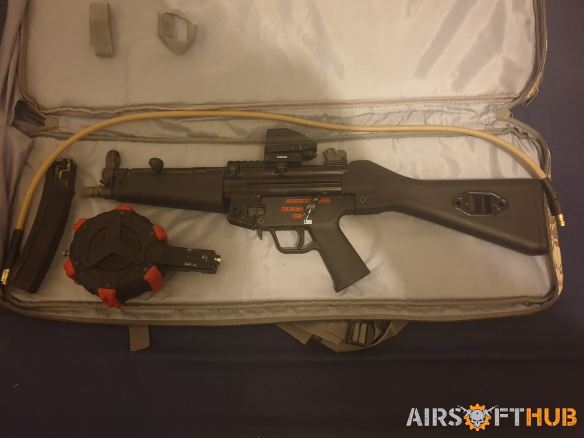 WE Apache MP5A2 GBB w/HPA - Used airsoft equipment