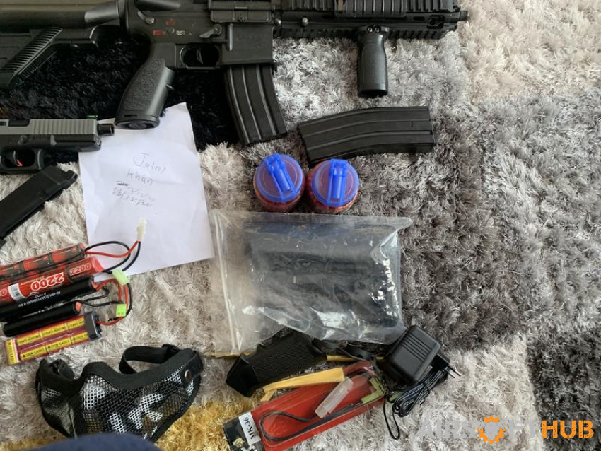 Big job lot. Can be separate - Used airsoft equipment