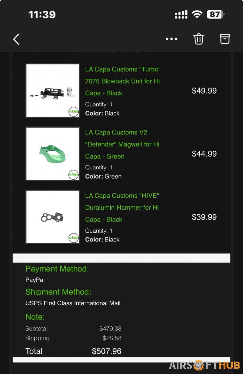 Custom hicpa /gear - Used airsoft equipment