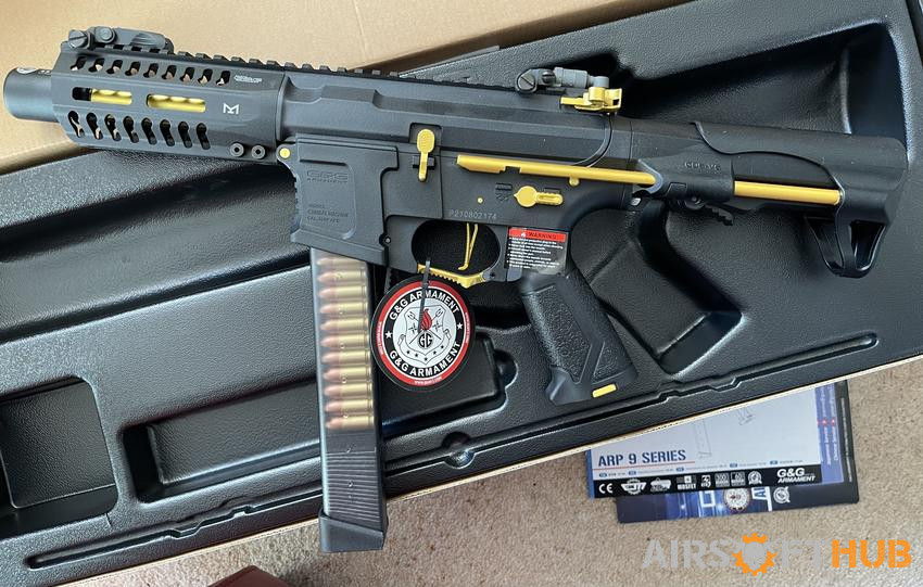 New G&g arp9 stealth gold - Used airsoft equipment