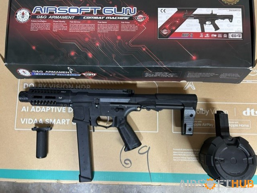 C&G ARP9+ Mods+New Drum Mag! - Used airsoft equipment