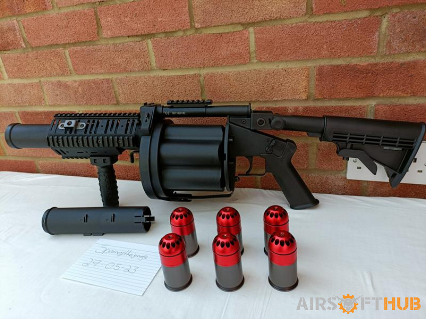 ICS GLM/MGL Grenade Launcher - Used airsoft equipment