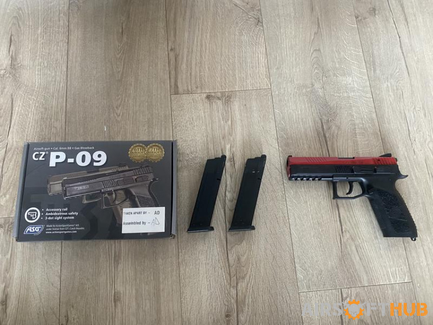 Pistol asg czp09 - Used airsoft equipment