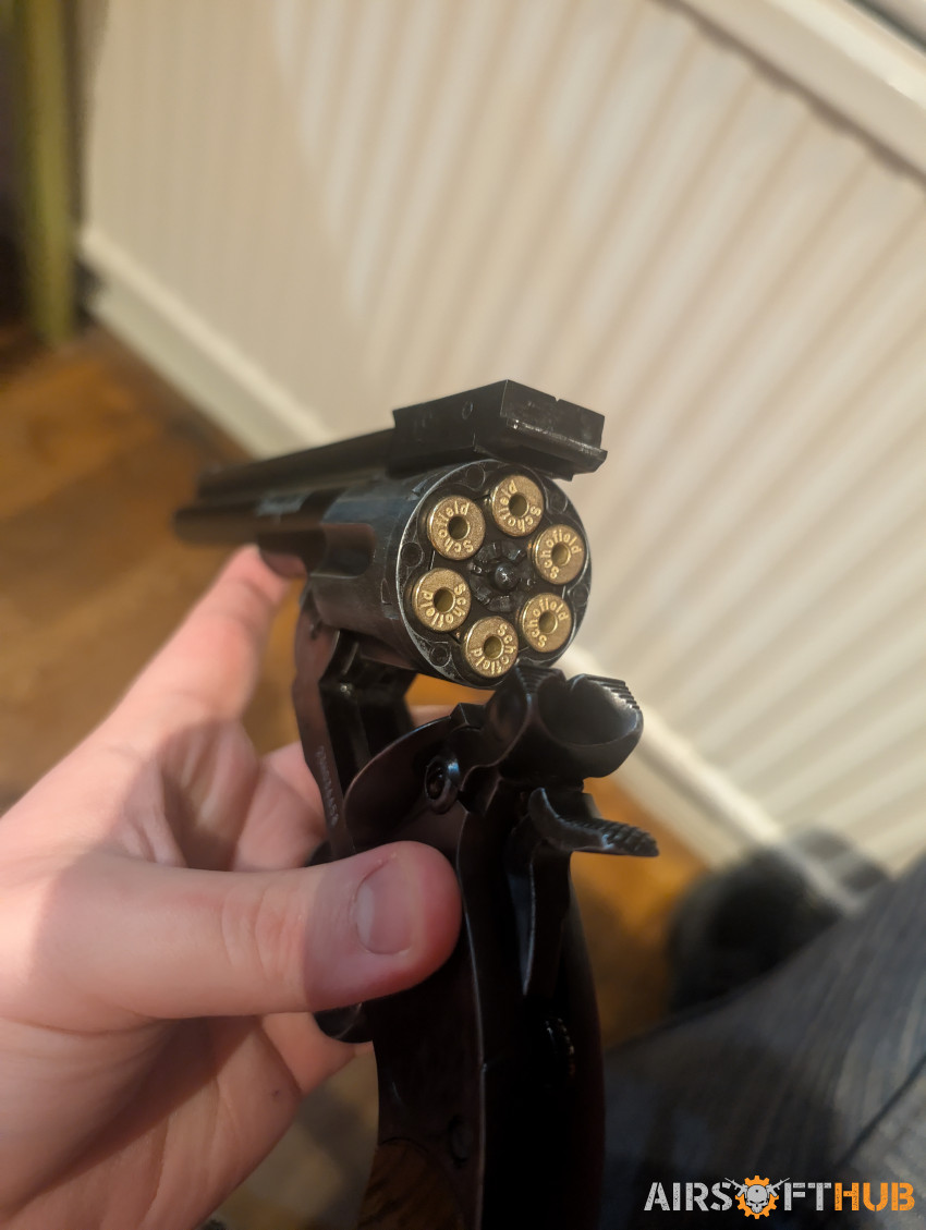 Schofield 6" CO2 Revolver - Used airsoft equipment