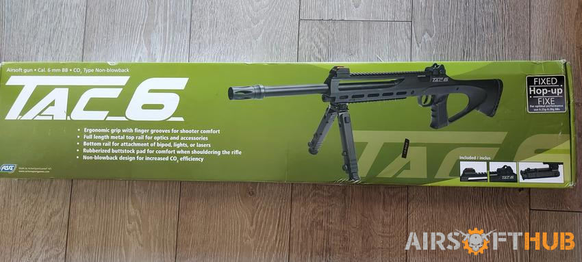 Tac 6 sniper rifle - Used airsoft equipment