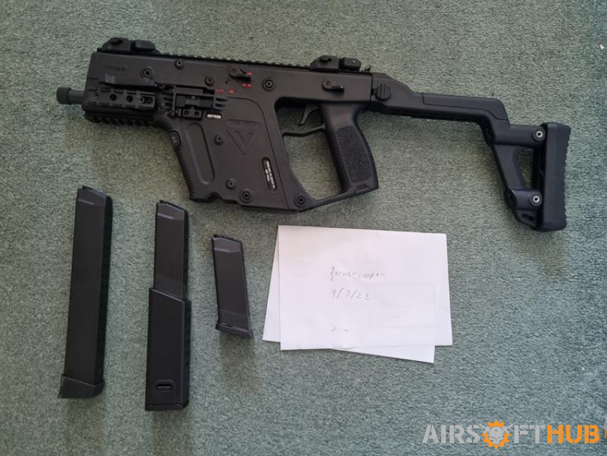 Coyote/Ares g2 vector AEG - Used airsoft equipment