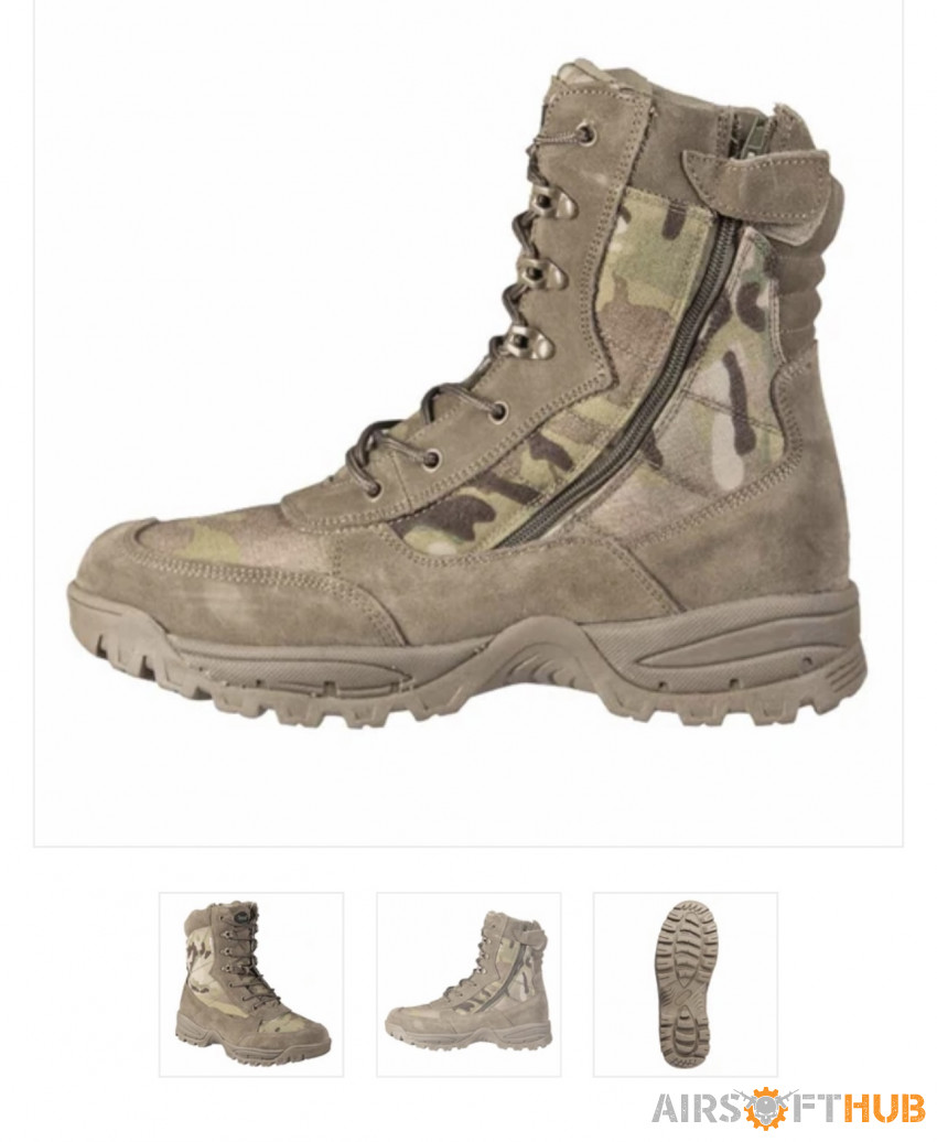 Mil tec teesar boots - Used airsoft equipment