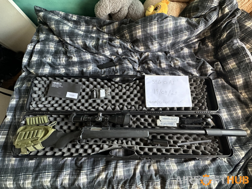 SSG10 A1 + accessories - Used airsoft equipment