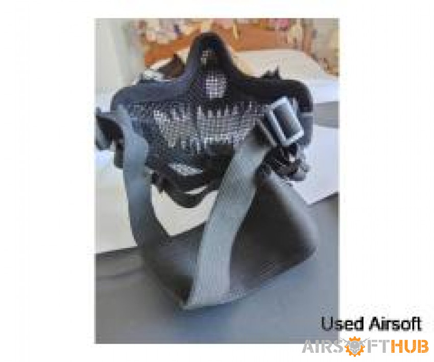 Airsoft Half face Mask - Used airsoft equipment