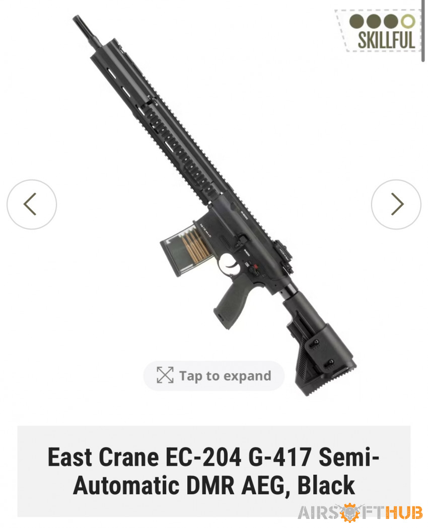 East Crane EC-204 G-417 SemiAu - Used airsoft equipment