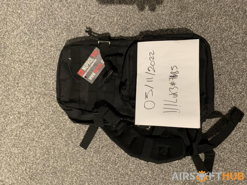 Nuprol hpa bag - Used airsoft equipment