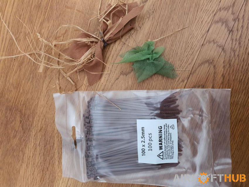 Ghillie Crafting ZipTies 2000 - Used airsoft equipment